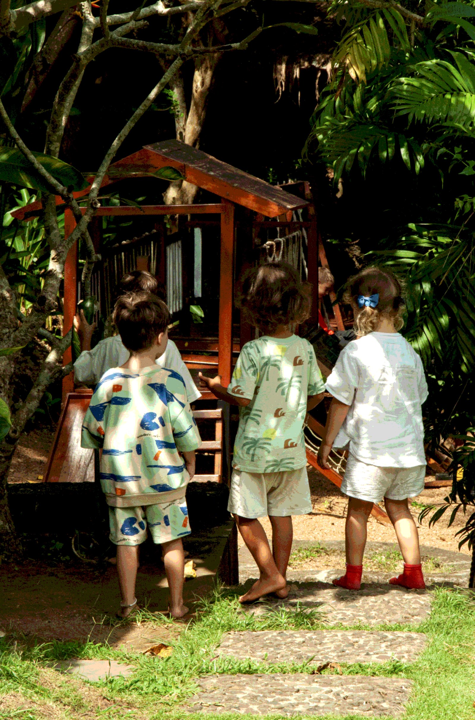 Students exploring and building confidence through creative play