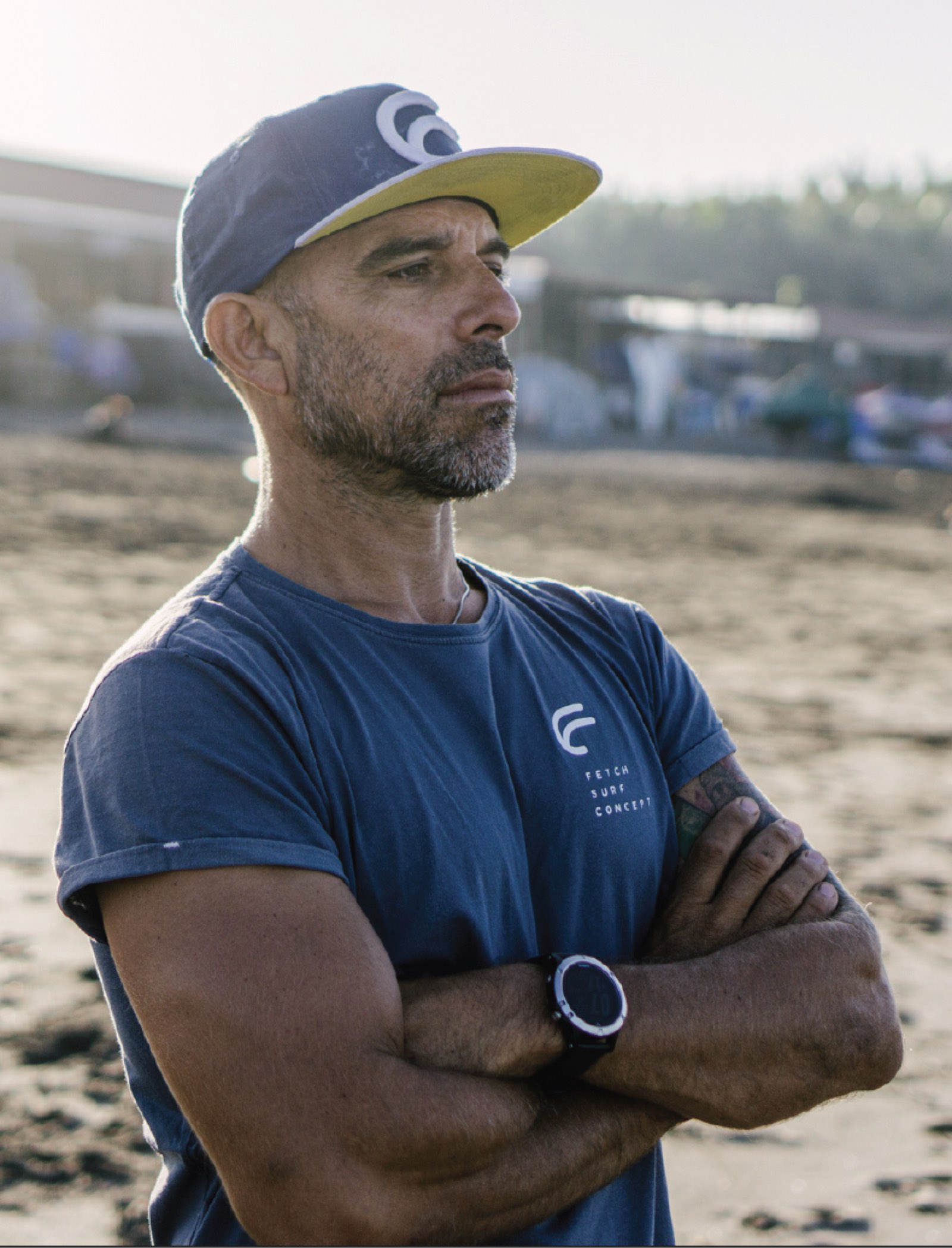 Israel Llansola, surf coach at Wisdom Academy